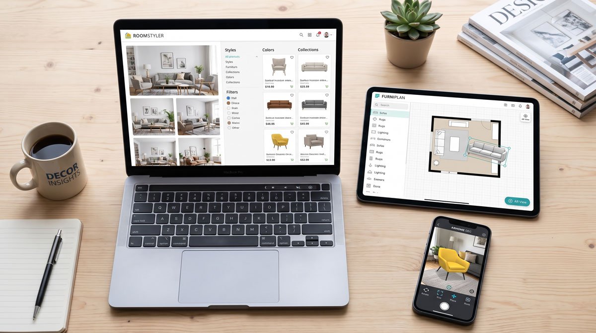 Furniture visualizer apps compared