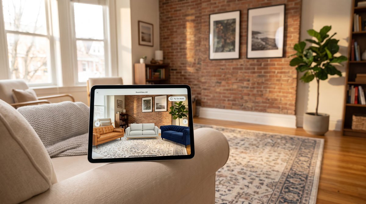 Try the sofas you want to buy in your own home