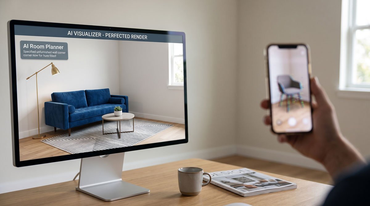 Why AI visualizers are better than AR for furniture shopping