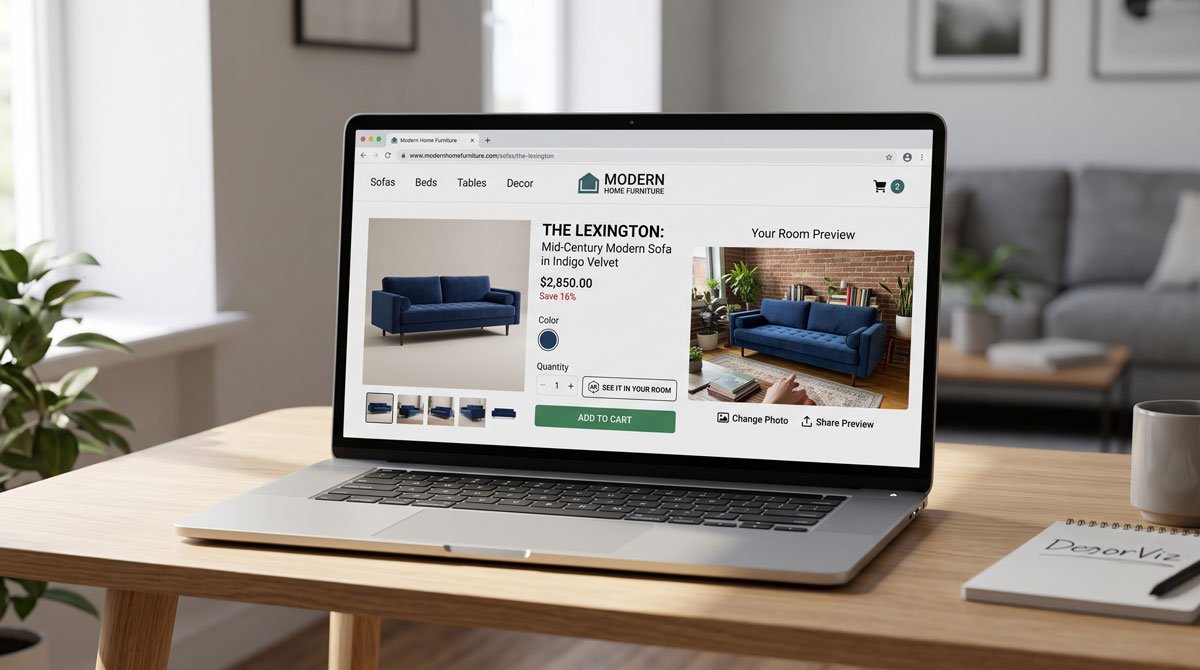DecorViz Storefront Review: A "See It In Your Room" Widget for Shopify Furniture Stores