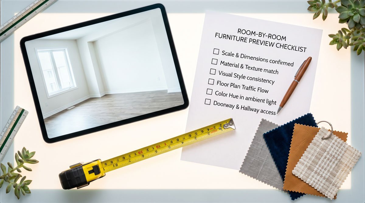 How to Preview Furniture Before Buying: A Room-by-Room Checklist
